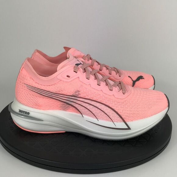 Puma Deviate Nitro Pink/White Athletic Running Shoes Women’s Size 6.5 - Picture 4 of 11